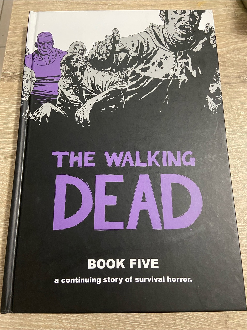The Walking Dead Book 5 Deluxe Hardcover Graphic Novel Comic Book Kirkman Image
